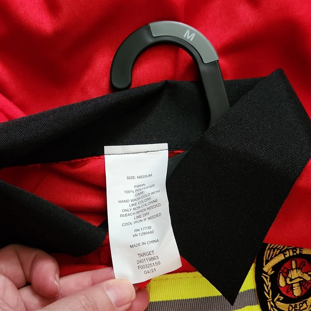 Halloween kids (med.) firefighter costume 🎃 - Picture 2 of 9